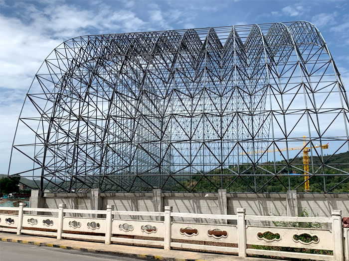侯马山寨矿储煤棚网架